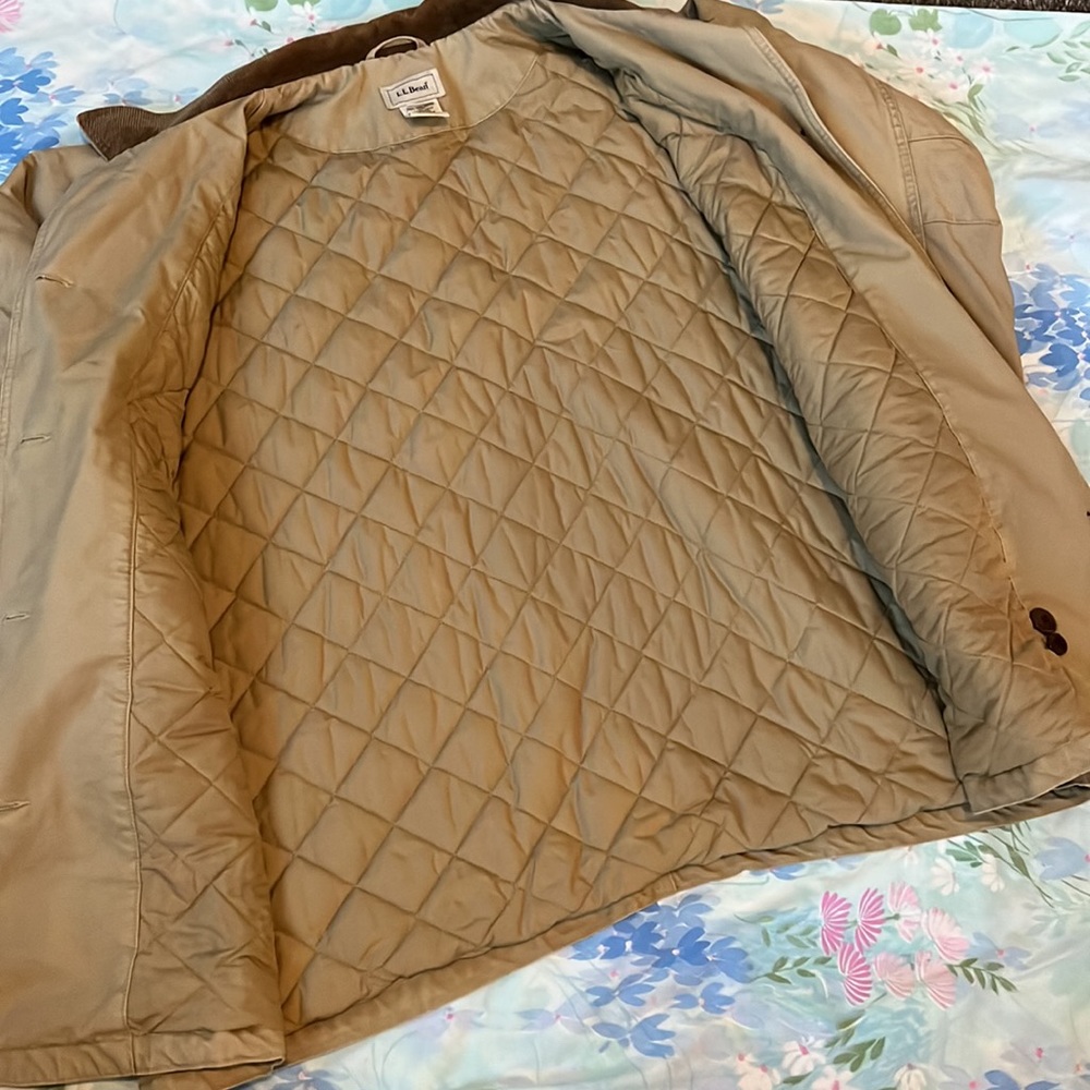 LL Bean Adirondack Barn Jacket Canvas Quilted 2X - Picture 9 of 14